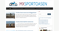 Desktop Screenshot of mxsportoasen.no